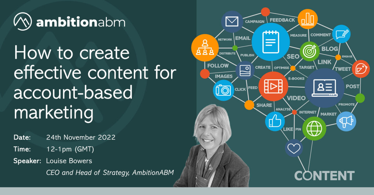 Webinar: How to create effective content for ABM